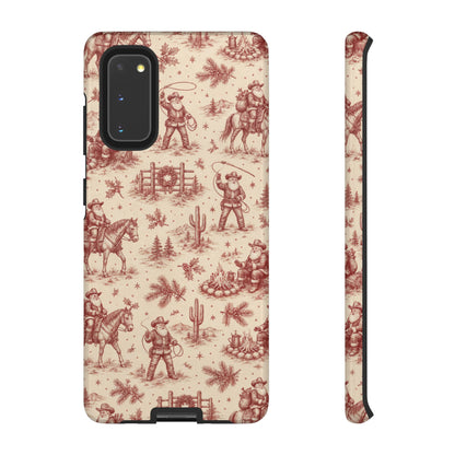 Cowboy Santa Toile Tough Case