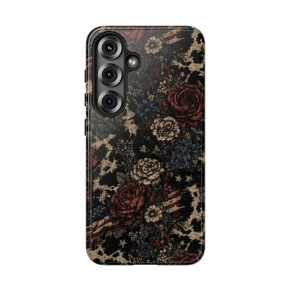 USA Cowhide Bloom Tough Case