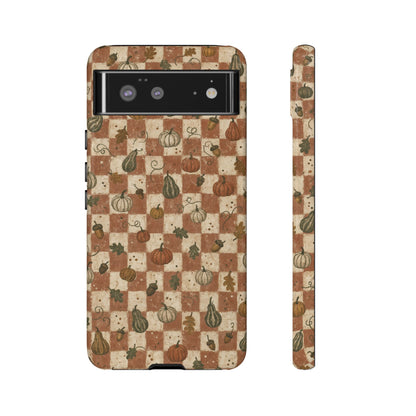 Pumpkin Checker Tough Case
