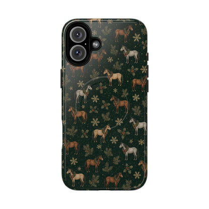 Evergreen Horses Magnetic Case