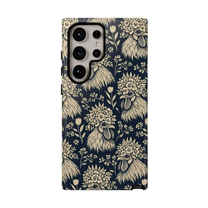Floral Rooster Tough Case