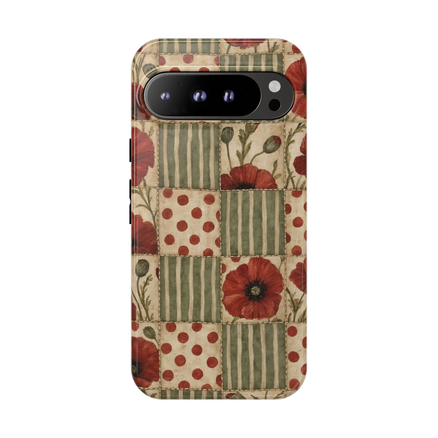 Poppy Patchwork Tough Case