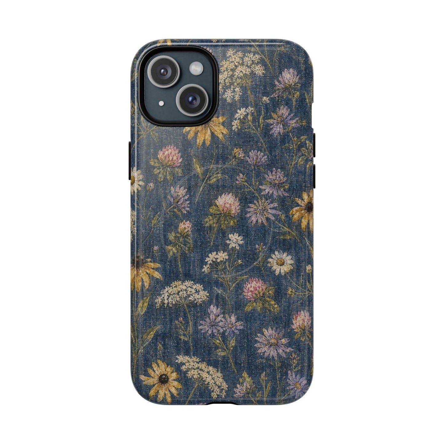 Denim Florals Magnetic Case