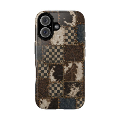 Tooled Patchwork Magnetic Case