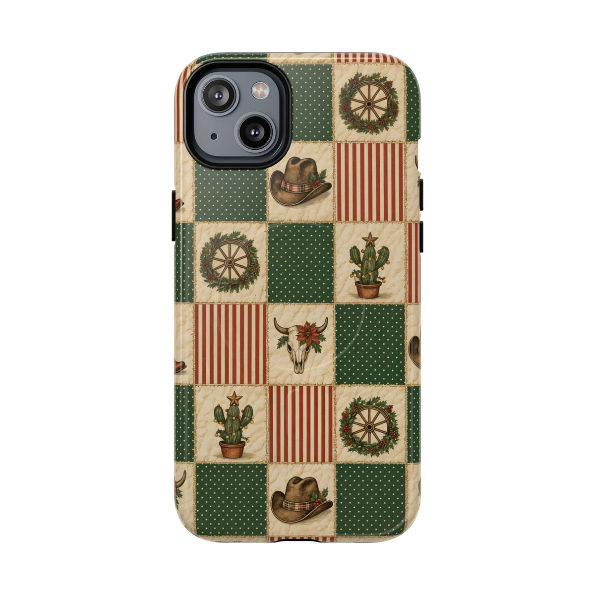 Western Christmas Sampler Magnetic Case
