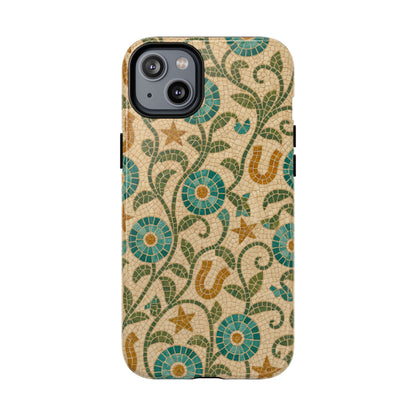 Turquoise Horseshoe Mosaic Magnetic Case