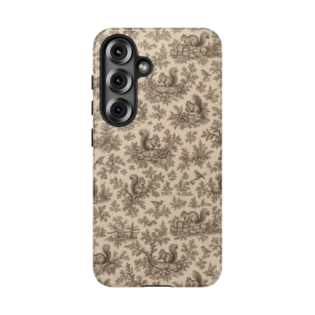 Squirrel Toile Tough Case