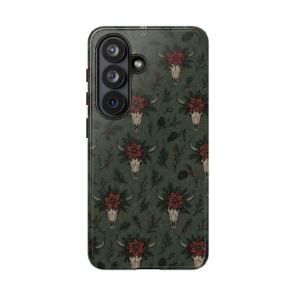 Inked Christmas Skull Tough Case