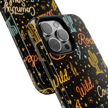 Neon Western Script Tough Case