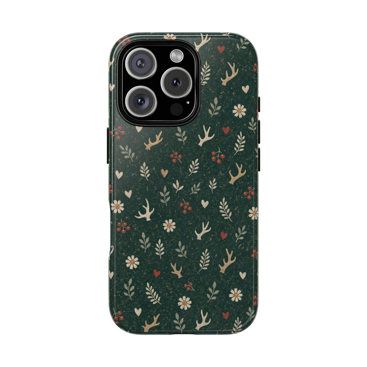 Antler Daisies Evergreen Tough Case
