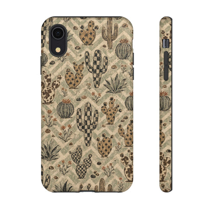 Checkered Cactus Tough Case