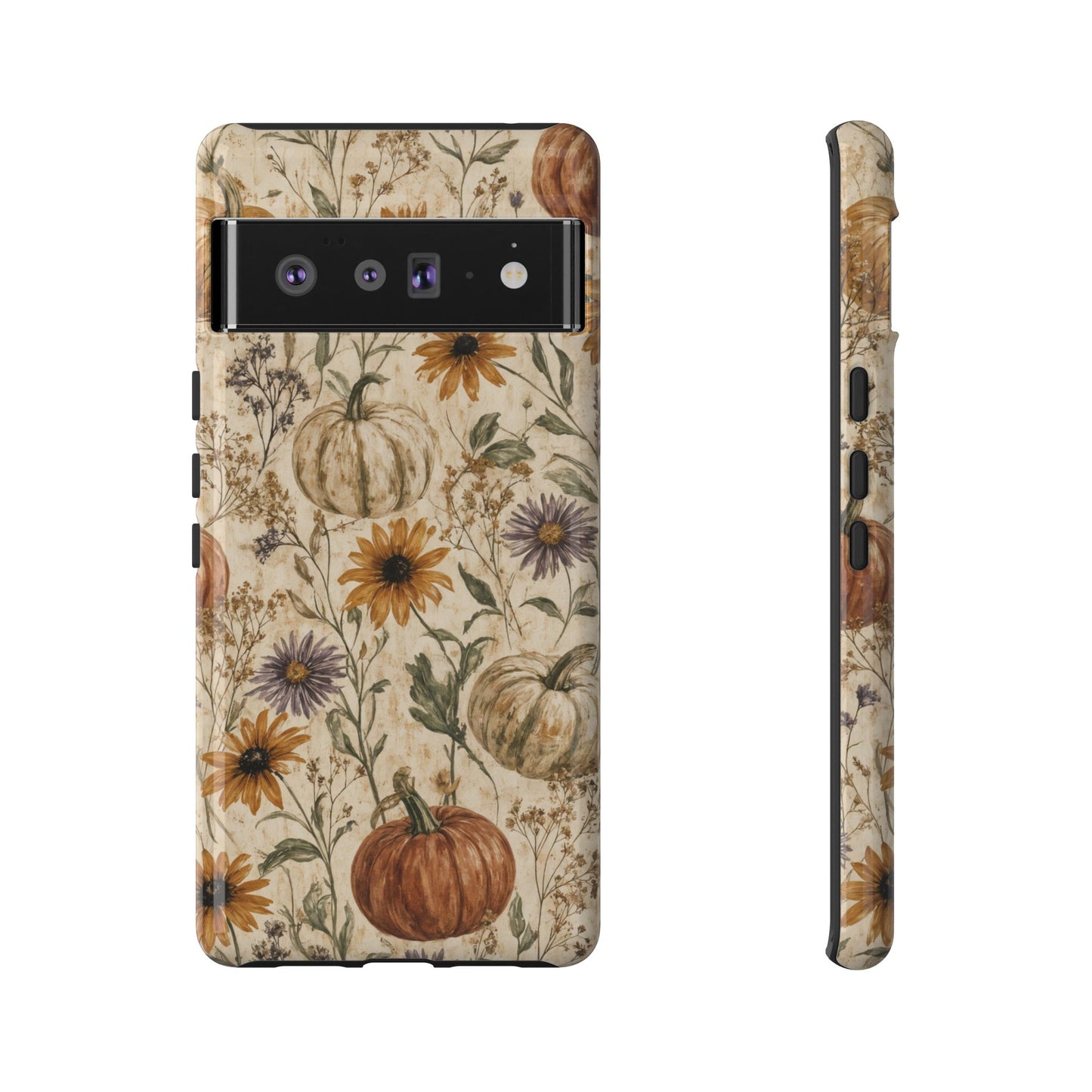 Pumpkin Wildflower Tough Case