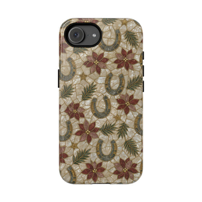 Pearl Horseshoe Poinsettia Tough Case