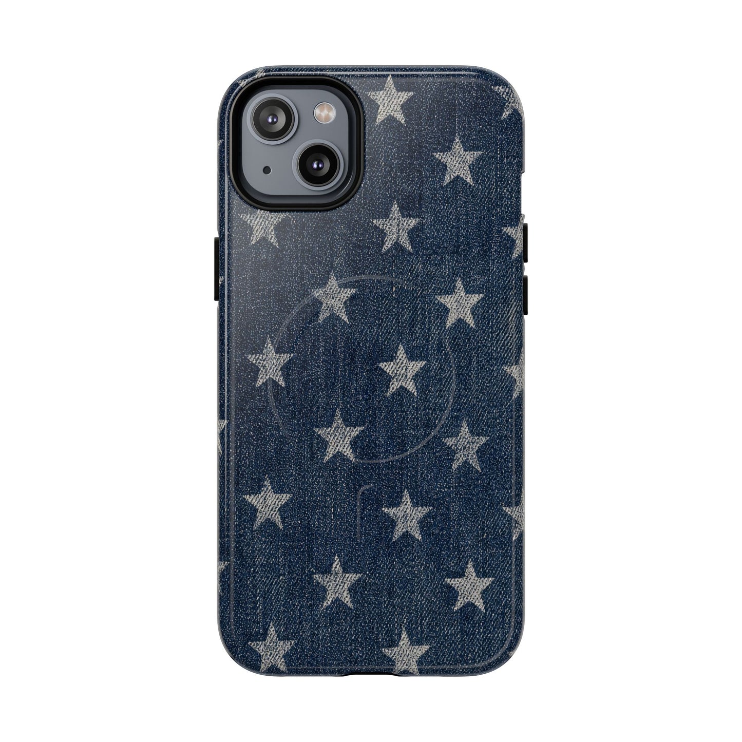 Denim And Stars Magnetic Case