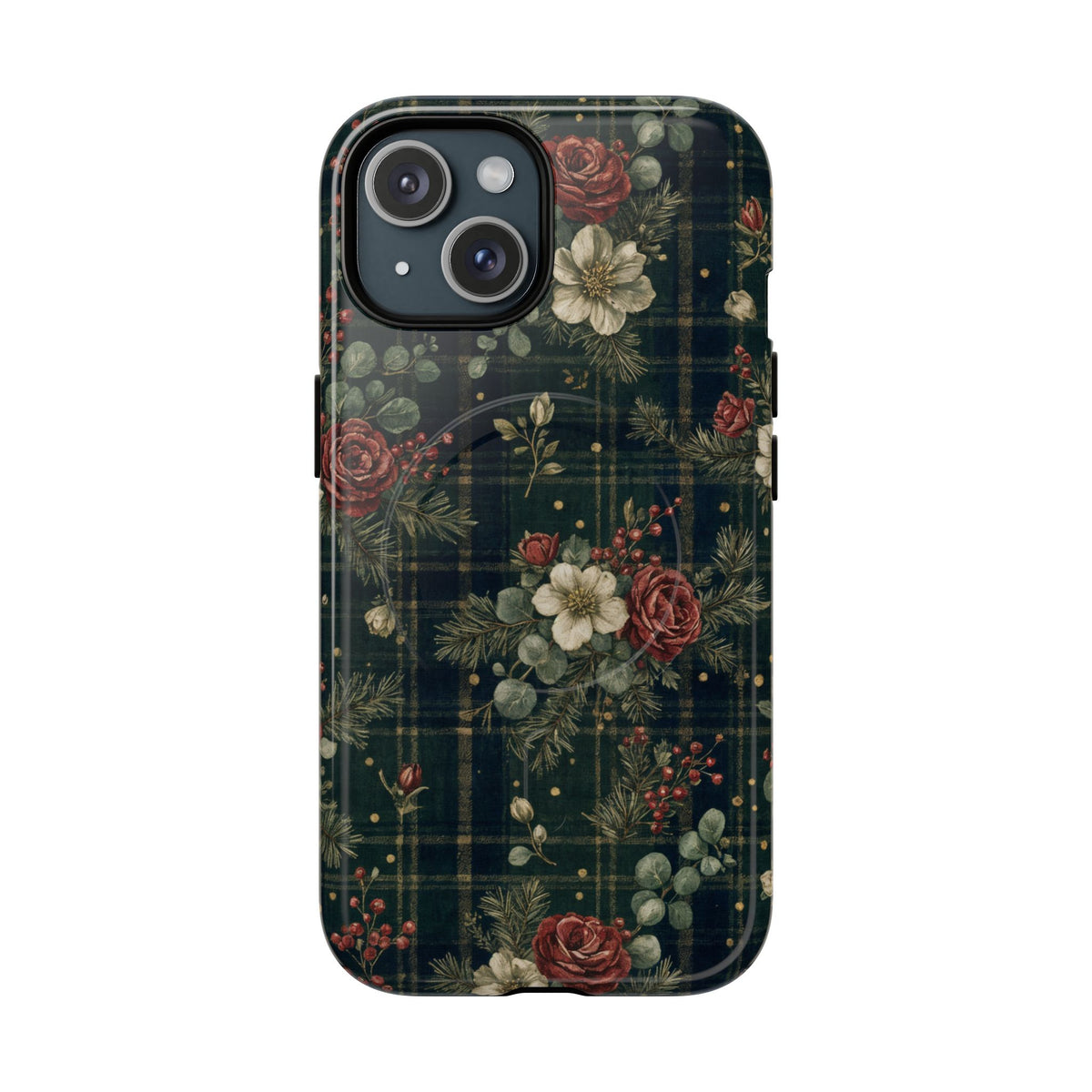Tartan Roses Magnetic Case