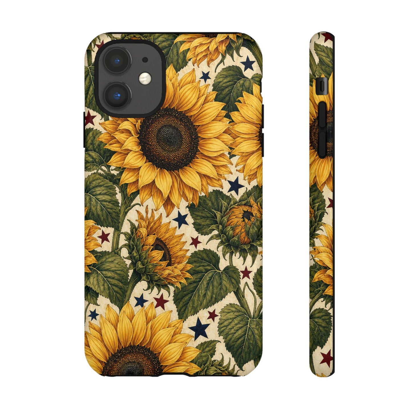 Stars And Sunflowers Tough Case