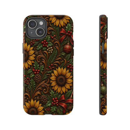 Christmas Sunflowers Tough Case