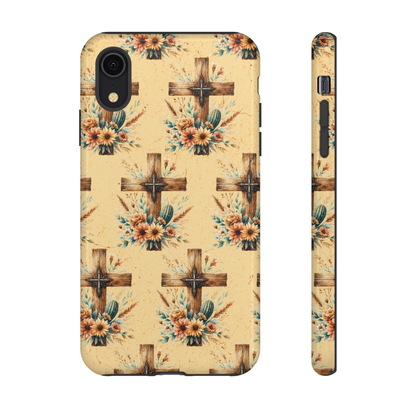 Floral Crosses Tough Case