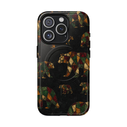 Stained Bear Magnetic Case