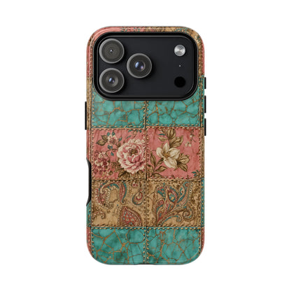 Turquoise Paisley Tough Case