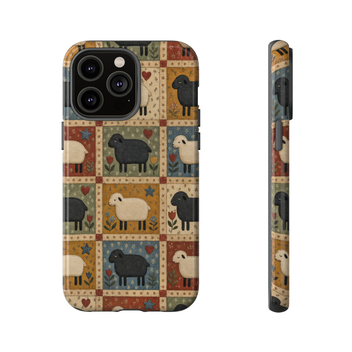 Sheep Quilt Tough Case