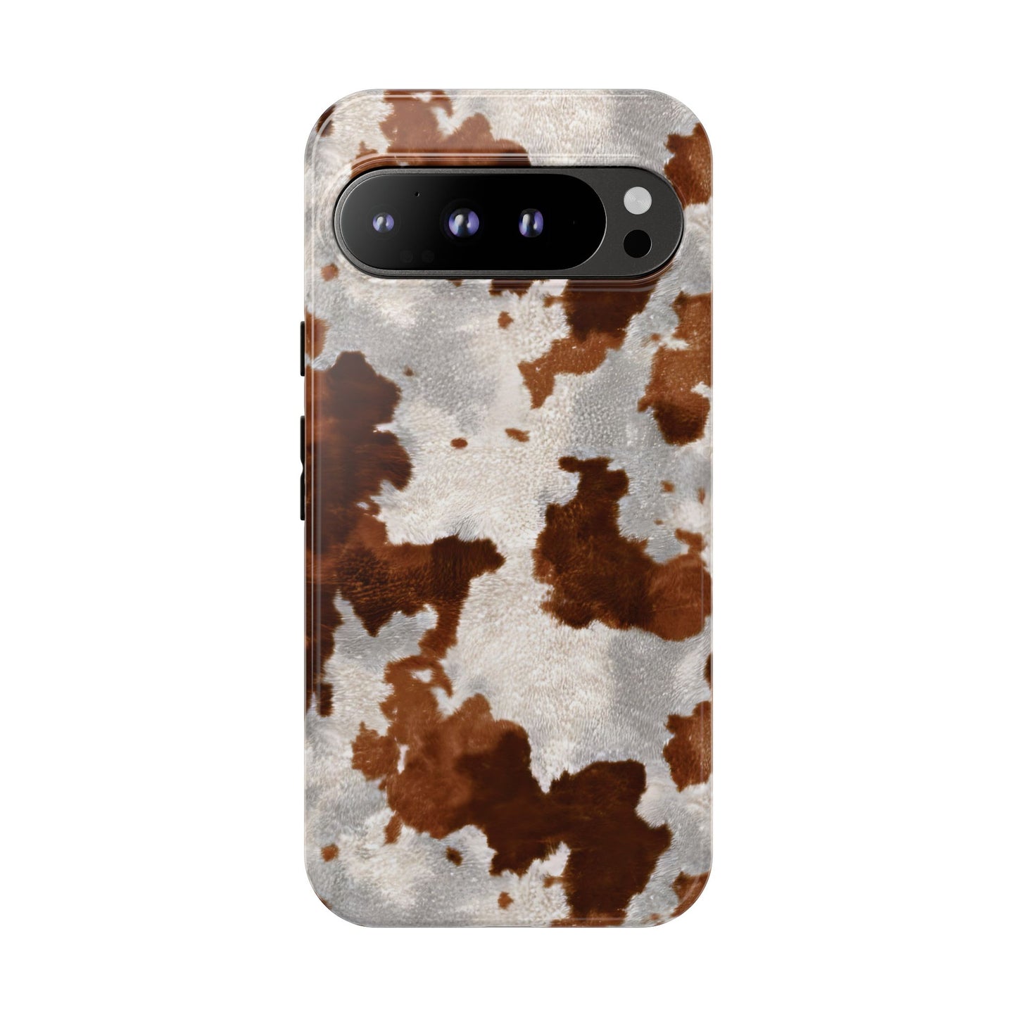Brown Cowhide Phone Case