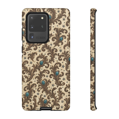 Turquoise Plume Tough Case