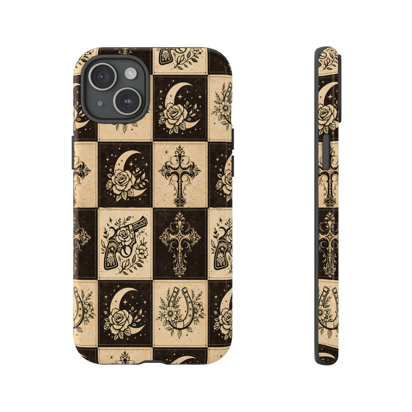 Western Patchwork Icons Tough Case