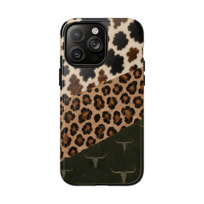 Leopard Longhorn Magnetic Case