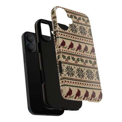 Fair Isle Cardinals Tough Case