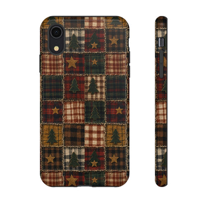 Christmas Rag Quilt Tough Case