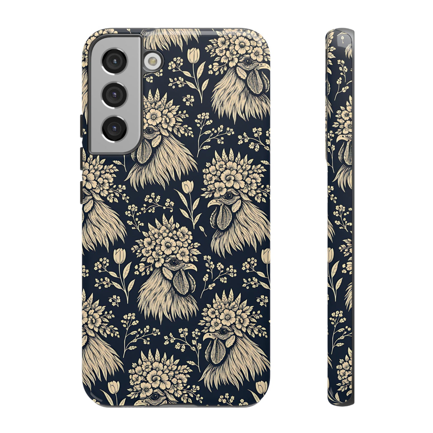 Floral Rooster Tough Case