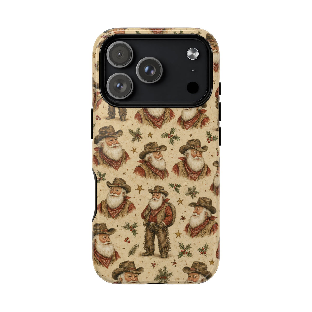 Cowboy Santa Portraits Magnetic Case