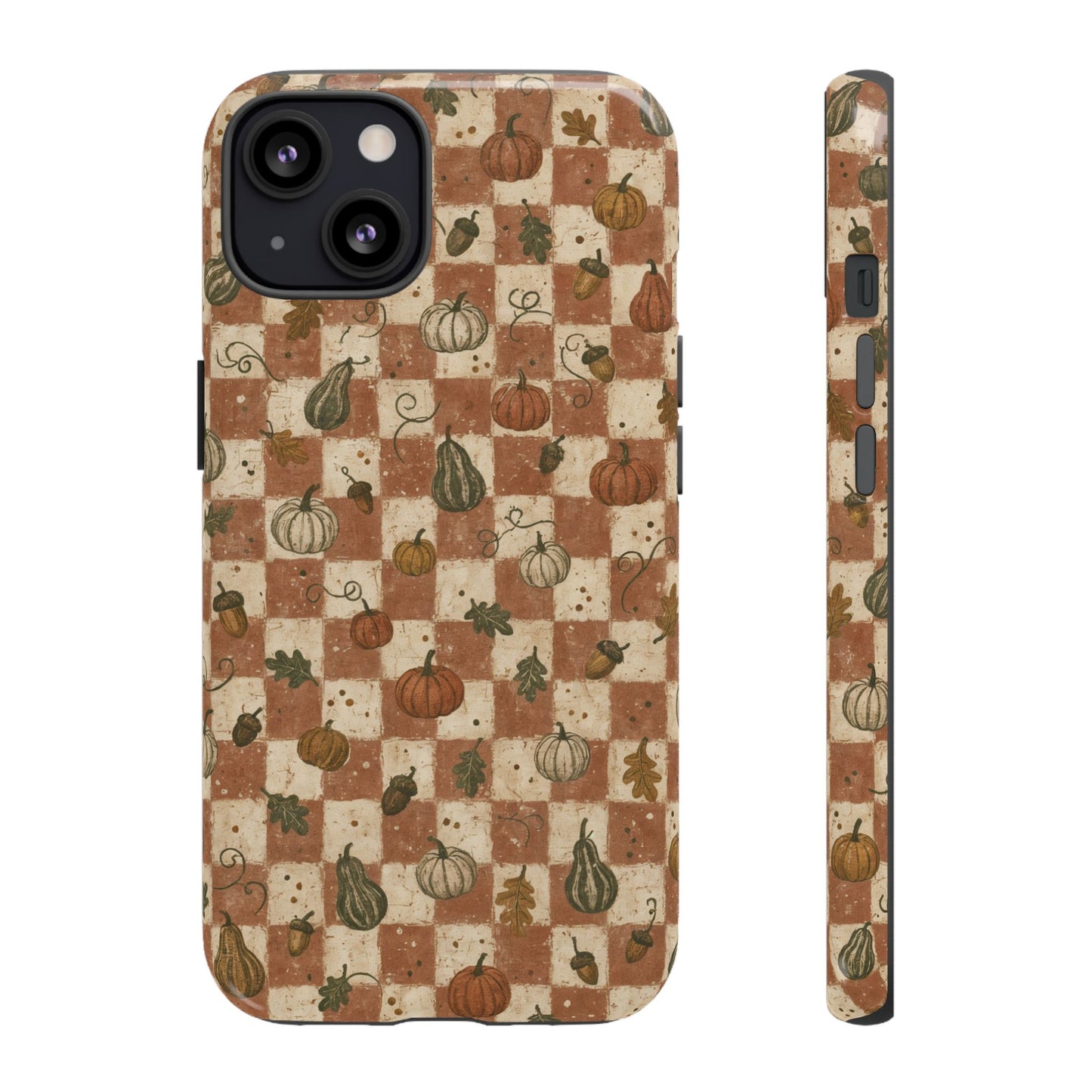 Pumpkin Checker Tough Case