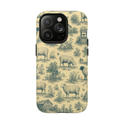Sheep Toile Magnetic Case