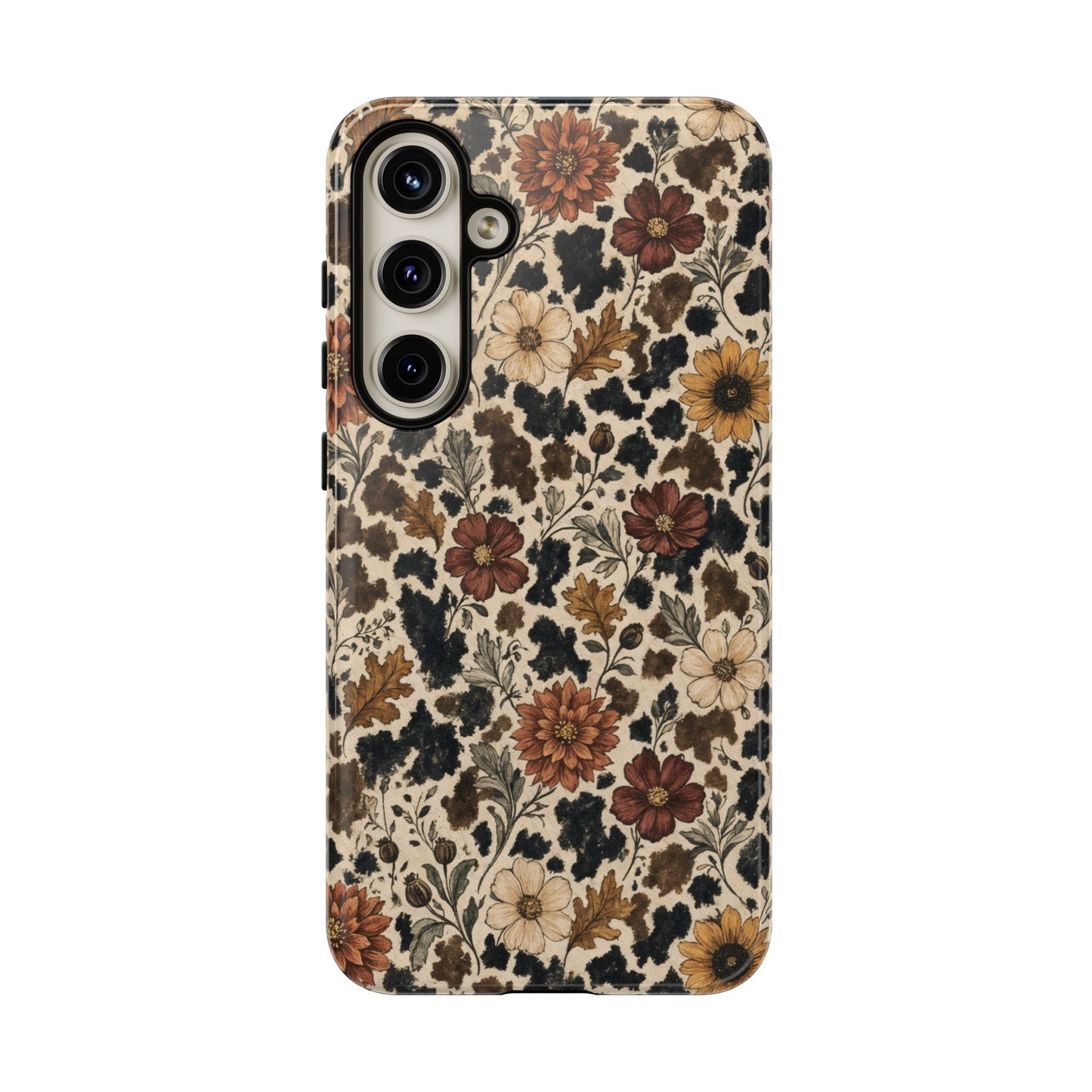 Autumn Cowhide Bloom Tough Case