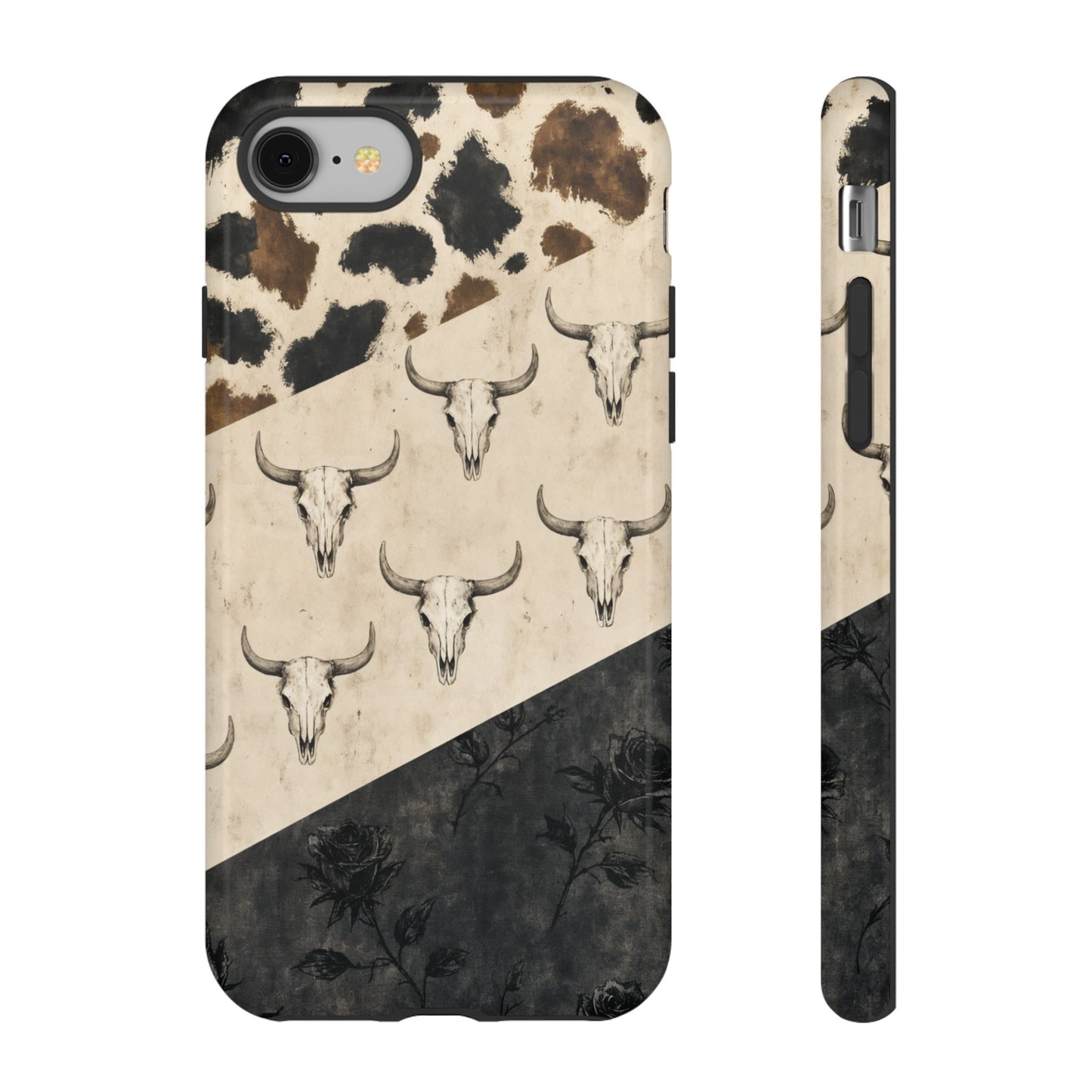 Bull Skull Rose Tough Case