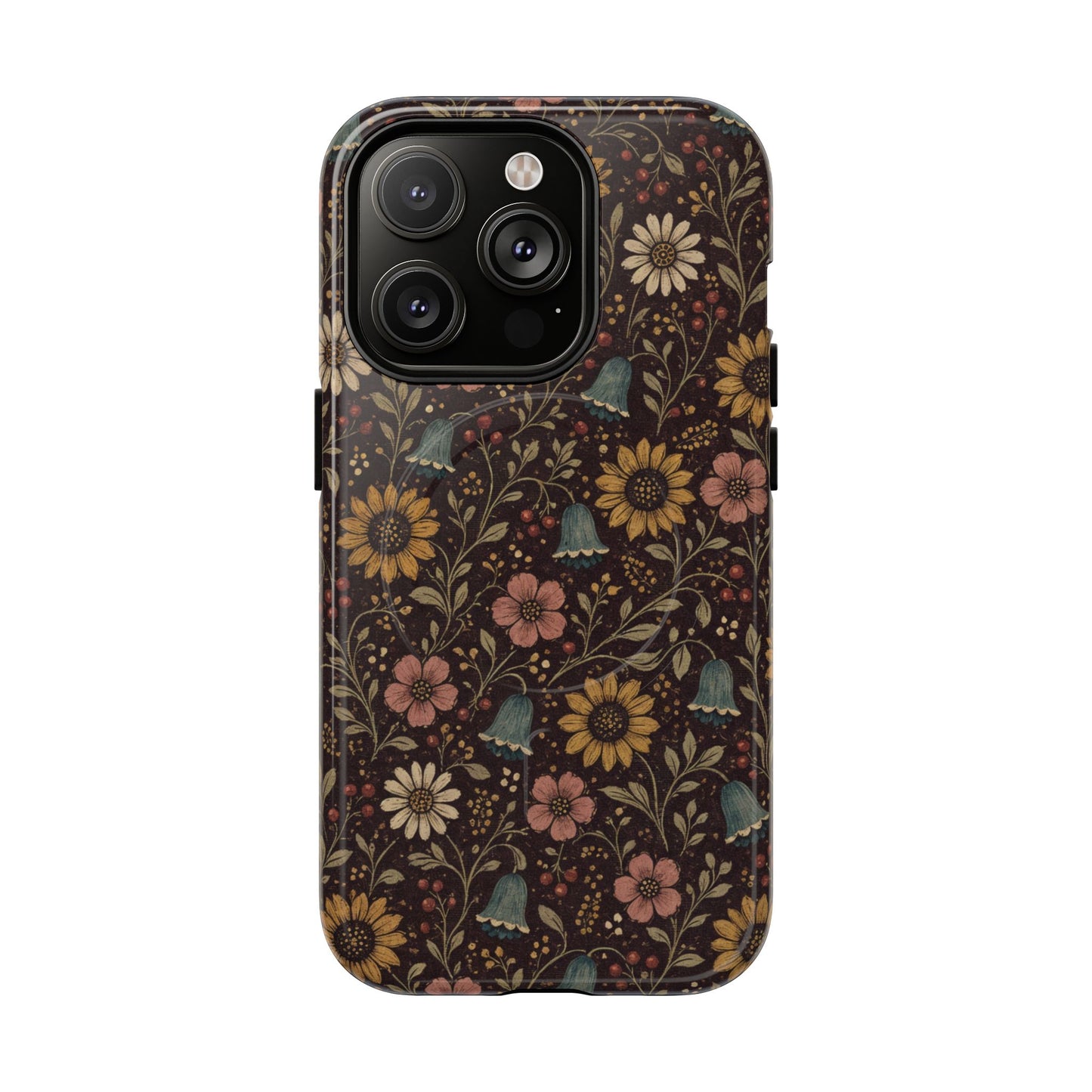 Plum Folk Floral Magnetic Case