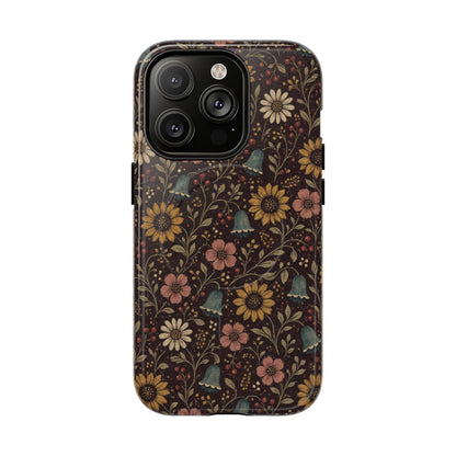 Plum Folk Floral Magnetic Case