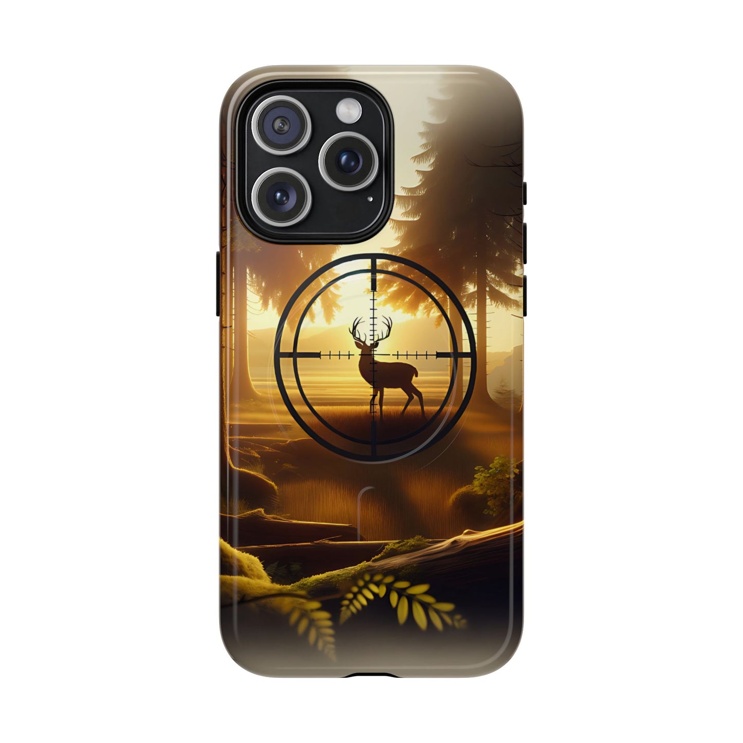 Golden Crosshairs Deer Magnetic Case