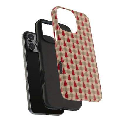 Plaid Tree Phone Case