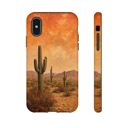 Sunset Cacti Tough Case