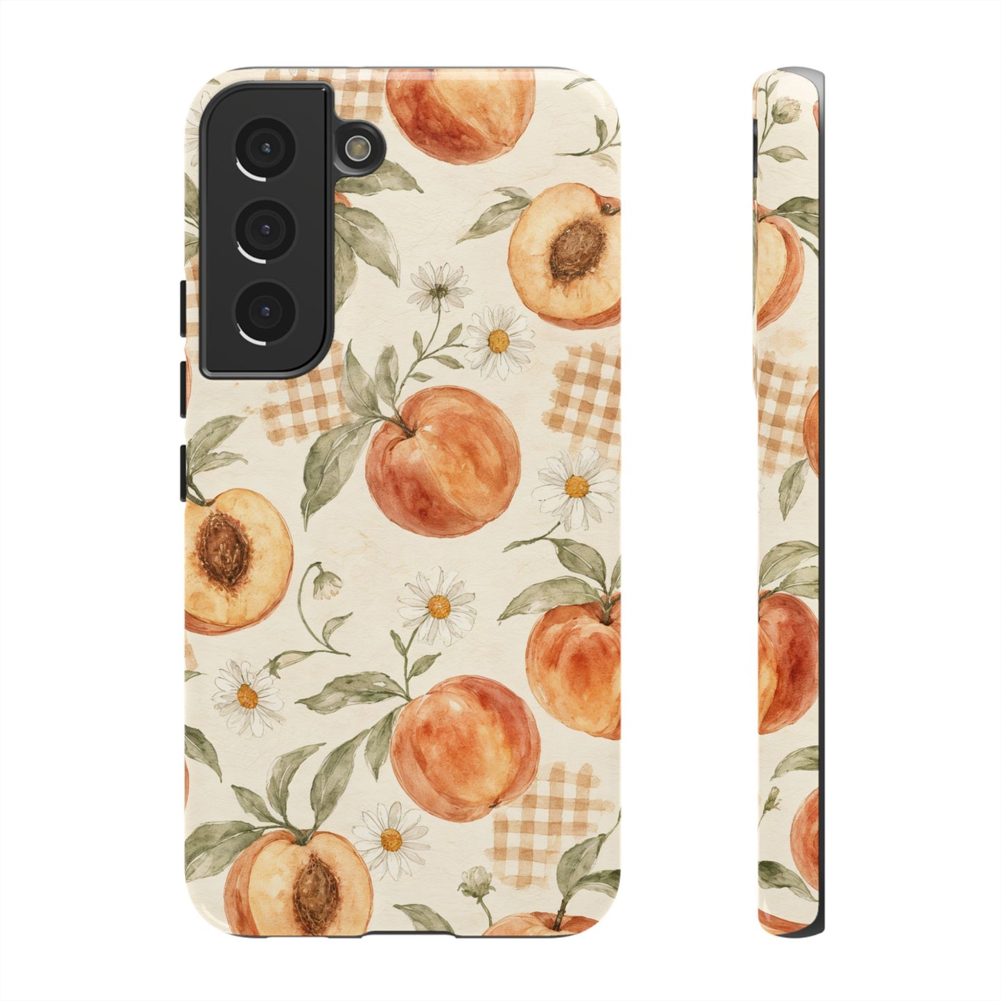 Peachy Gingham Tough Case