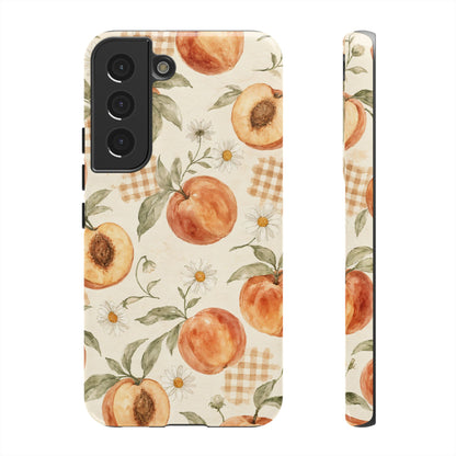 Peachy Gingham Tough Case
