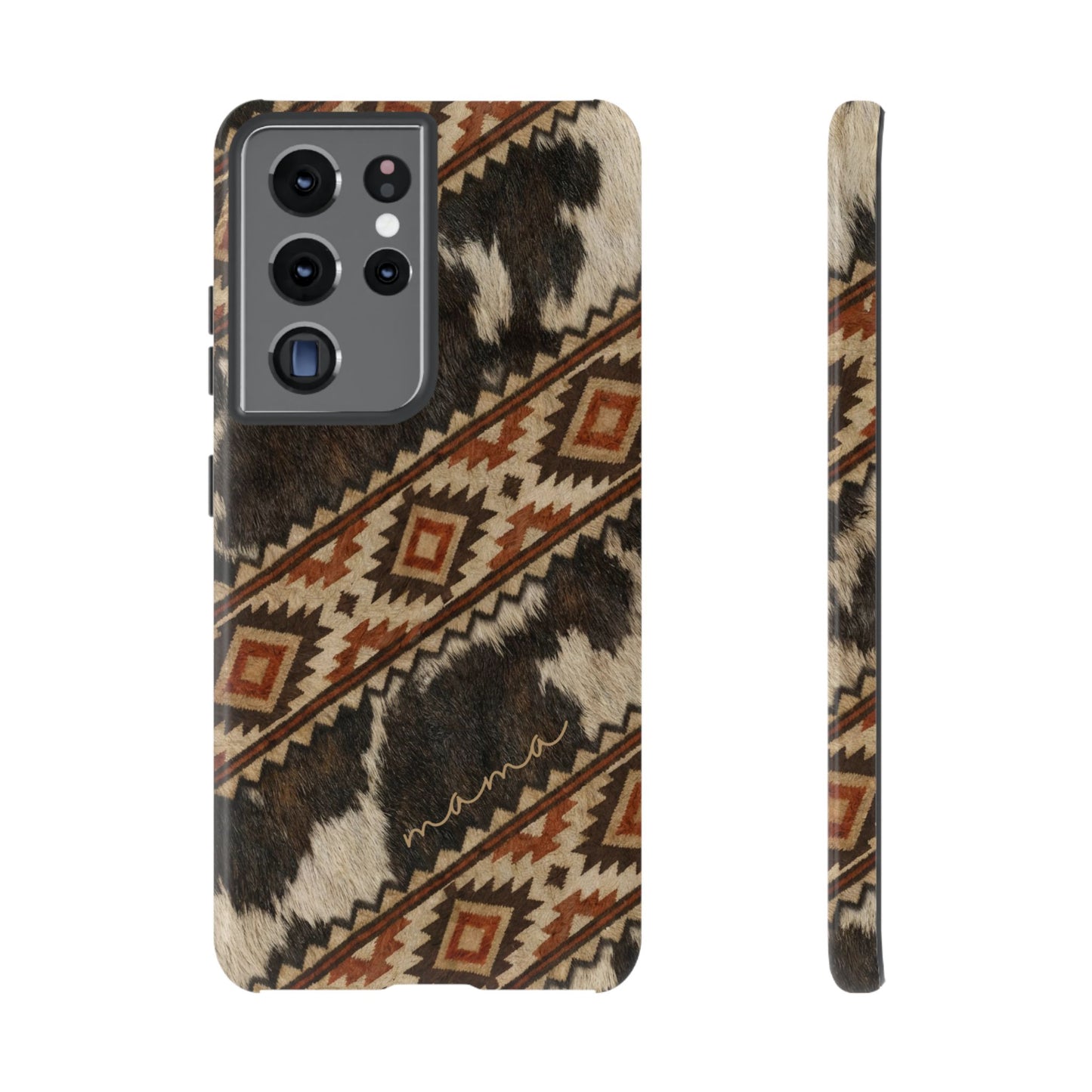 Cowhide Aztec Mama Tough Case