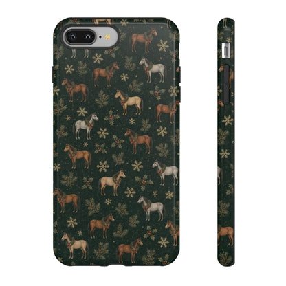 Evergreen Horses Tough Case