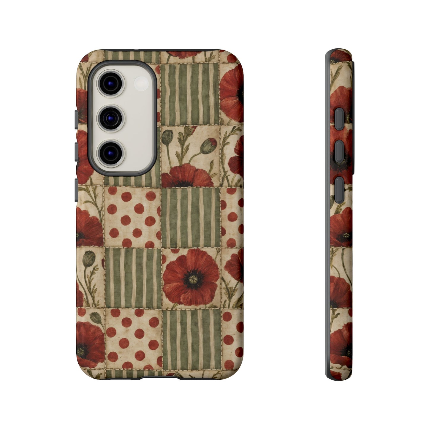 Poppy Patchwork Tough Case