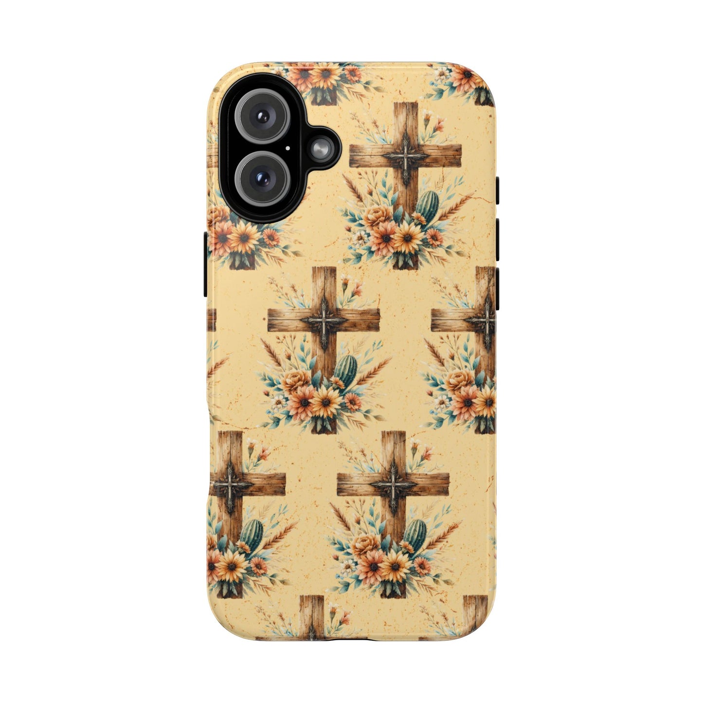 Floral Crosses Tough Case