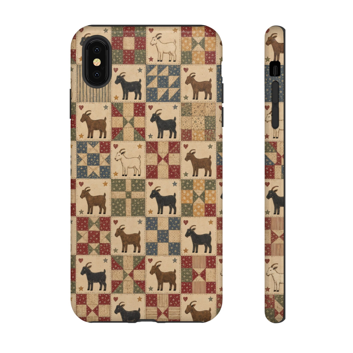 Goat Quilt Tough Case
