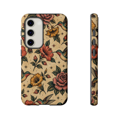 Hummingbird Rose Tough Case